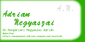 adrian megyaszai business card
